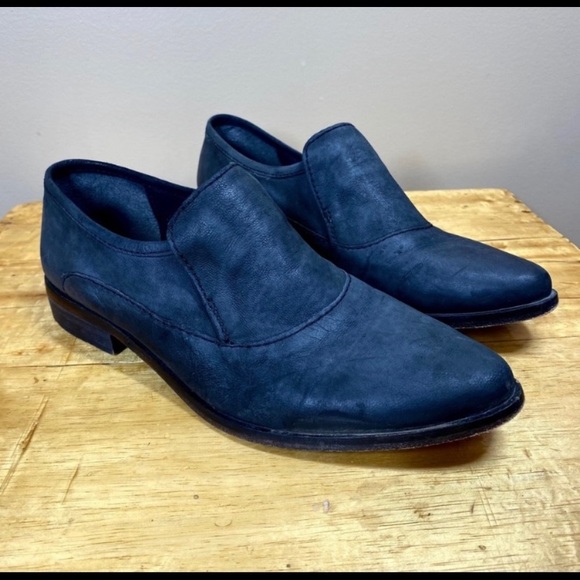 SOLD ✅ Free People Brady Leather Slip On Loafer - Picture 3 of 13